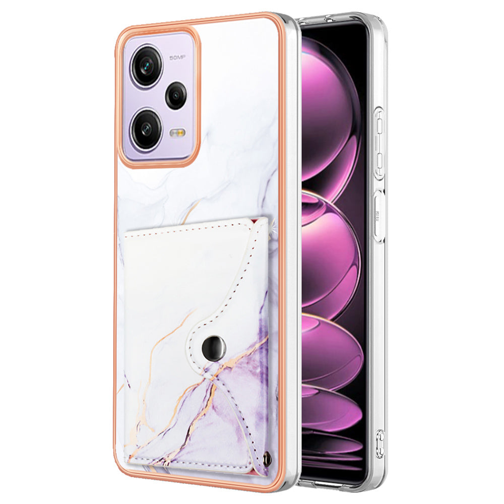 For Xiaomi Redmi Note 12 Pro 5G / Note 12 Pro Speed 5G / Poco X5 Pro 5G IMD Case with Card Holder For Xiaomi Redmi Note 12 Pro 5G / Note 12 Pro Speed 5G / Poco X5 Pro 5G IMD Case with Card Holder